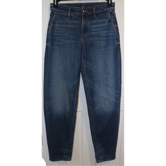 Express Women’s Relaxed Tapered Mid Rise Jeans - Picture 11 of 13